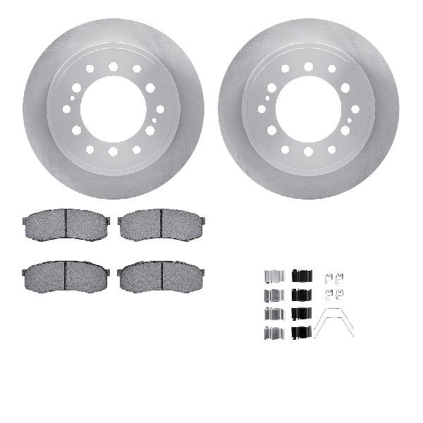 2010-2024 Toyota 4Runner Disc Brake Kit - Rear (Dynamic Friction)