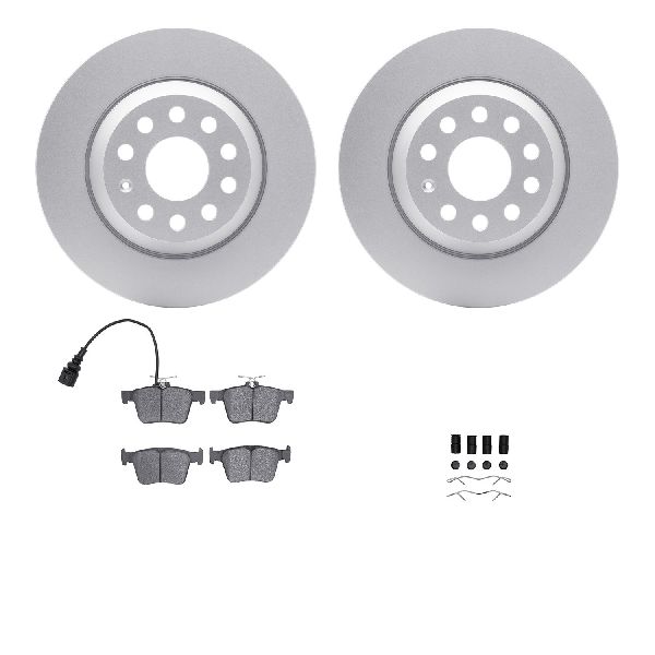 2016-2023 Audi TT Quattro Disc Brake Kit - Rear (Dynamic Friction)
