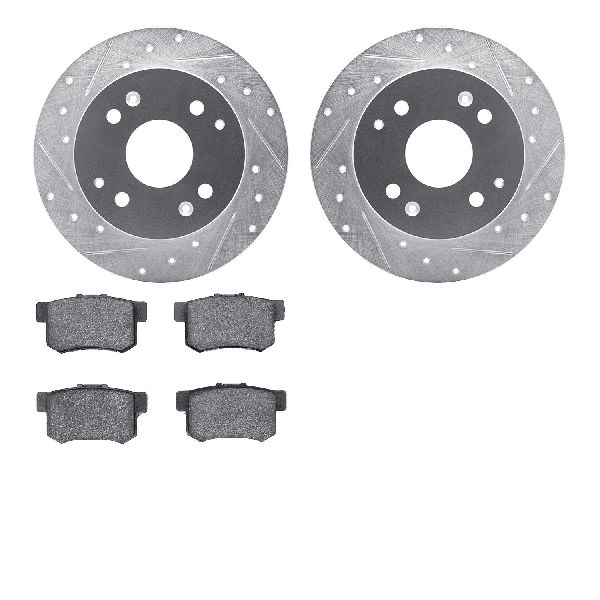 1998-1999 Acura CL Disc Brake Kit - Rear (Dynamic Friction)