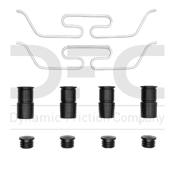 2017-2019 Volvo S90 Disc Brake Hardware Kit - Front (Dynamic Friction)