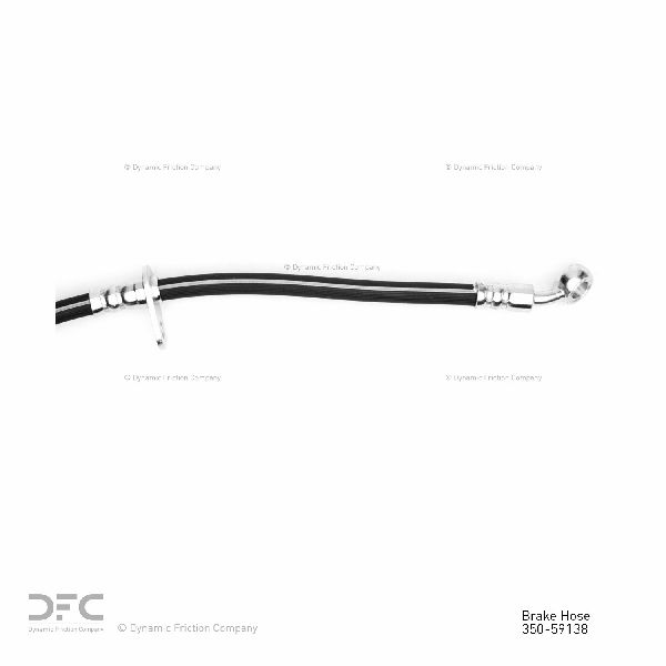 1992-2000 Honda Civic Brake Hydraulic Hose - Rear Right (Dynamic Friction)