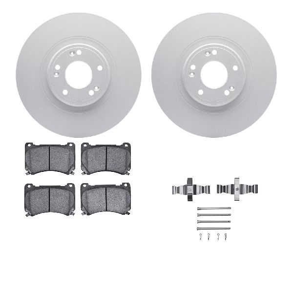 2009-2014 Hyundai Genesis Disc Brake Kit - Front (Dynamic Friction)