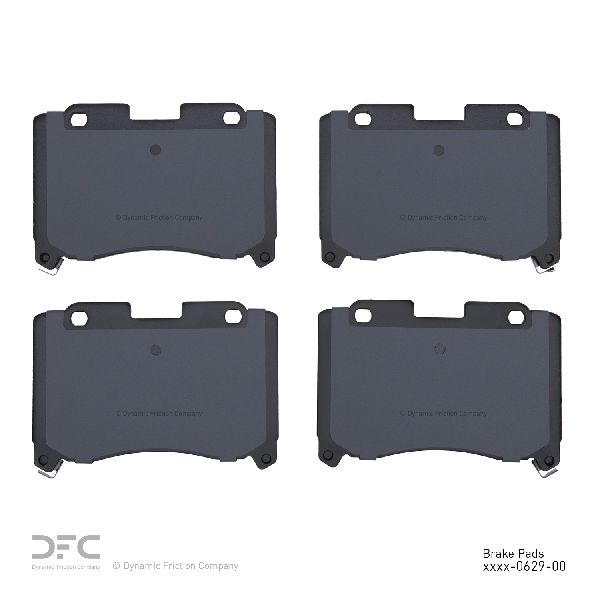 1993-1998 Toyota Supra Disc Brake Pad Set - Front (Dynamic Friction)