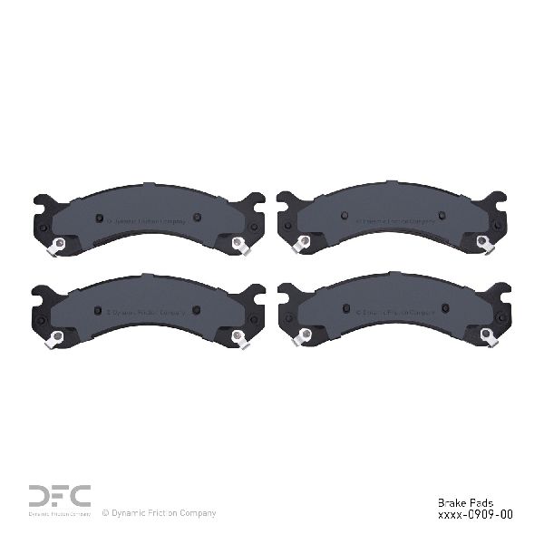 2001-2006 GMC Sierra 3500 Disc Brake Pad Set - Rear (Dynamic Friction)