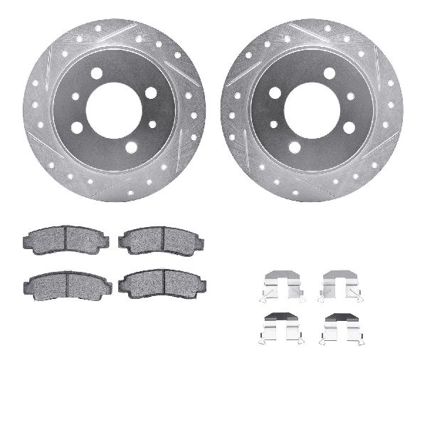 1991-1994 Nissan Sentra Disc Brake Kit - Rear (Dynamic Friction)