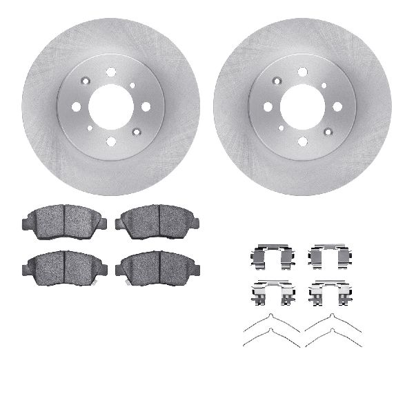 2007-2008 Honda Fit Disc Brake Kit - Front (Dynamic Friction)