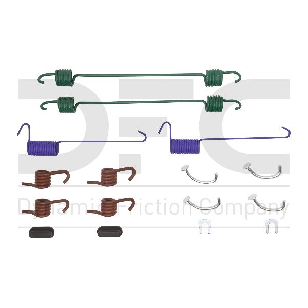 2003 Ford E-250 Drum Brake Hardware Kit - Rear (Dynamic Friction)