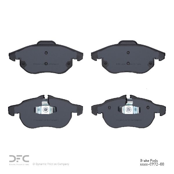 2003-2011 Saab 9-3 Disc Brake Pad Set - Front (Dynamic Friction)