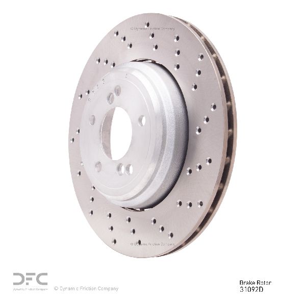 2008-2013 BMW M3 Disc Brake Rotor - Rear Right (Dynamic Friction)
