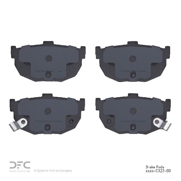 1994-2006 Hyundai Elantra Disc Brake Pad Set - Rear (Dynamic Friction)