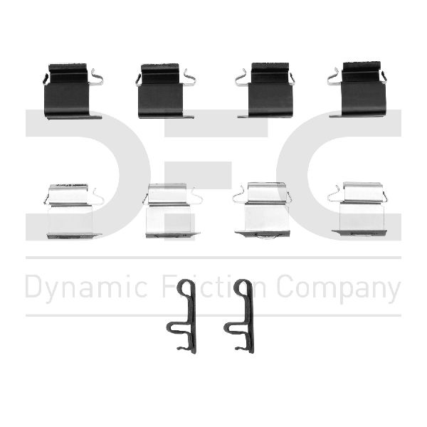 2001-2007 Toyota Highlander Disc Brake Hardware Kit - Front (Dynamic Friction)