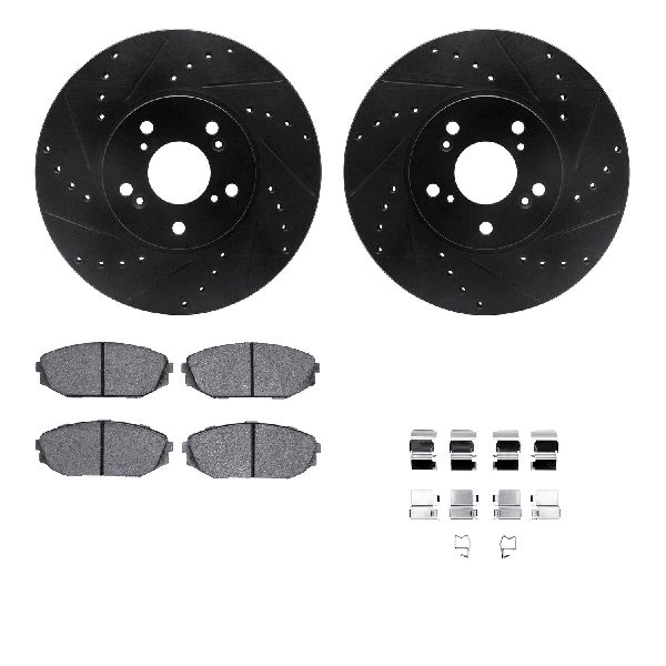 2001-2002 Acura MDX Disc Brake Kit - Front (Dynamic Friction)