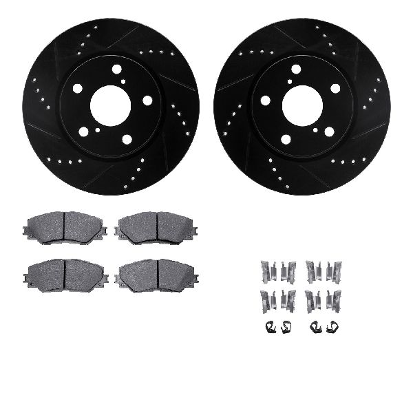 2006-2018 Toyota RAV4 Disc Brake Kit - Front (Dynamic Friction)
