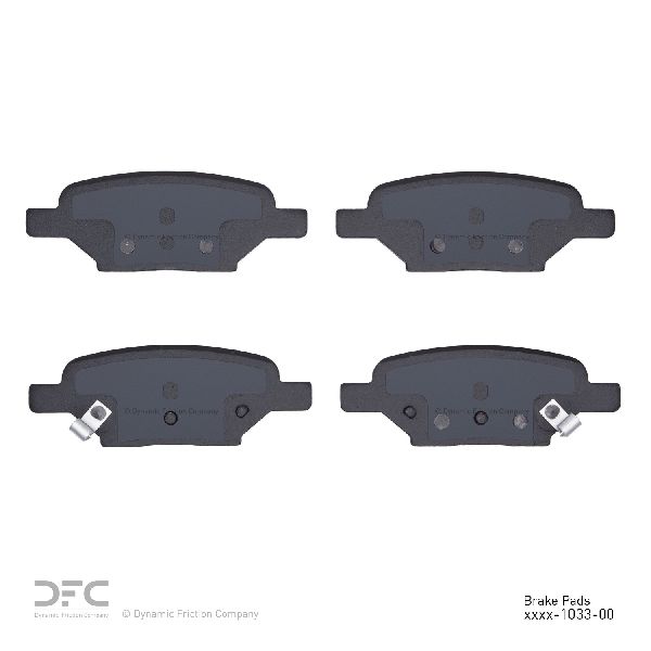 2007-2010 Pontiac G5 Disc Brake Pad Set - Rear (Dynamic Friction)
