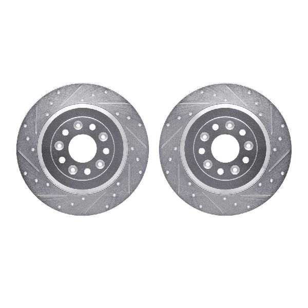 2009-2019 Ford Flex Disc Brake Rotor Set - Rear (Dynamic Friction)