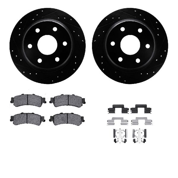 2003-2006 Chevrolet Silverado 1500 Disc Brake Kit - Rear (Dynamic Friction)