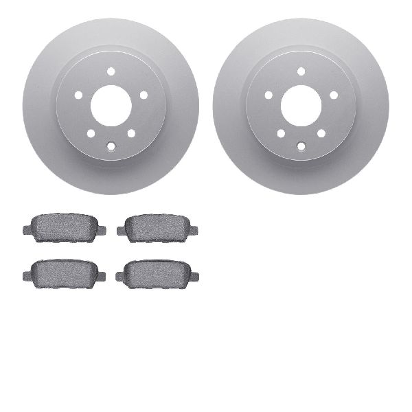 2008-2012 INFINITI EX35 Disc Brake Kit - Rear (Dynamic Friction)