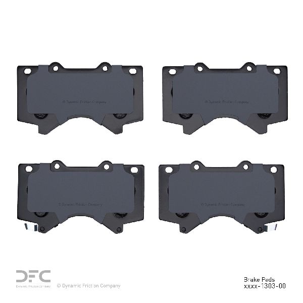 2008-2022 Toyota Sequoia Disc Brake Pad Set - Front (Dynamic Friction)