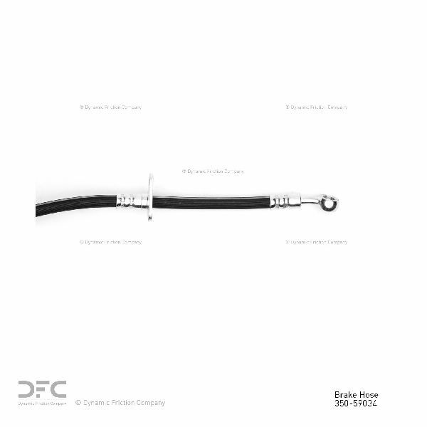 1992-1995 Honda Civic Brake Hydraulic Hose - Front Left (Dynamic Friction)