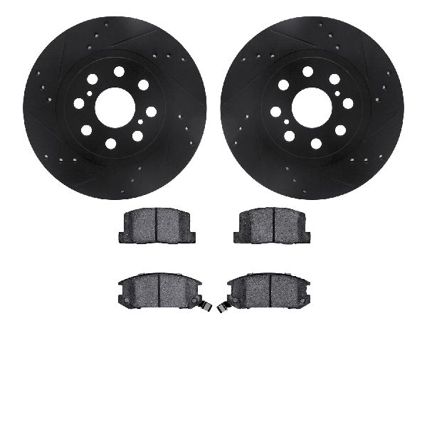 2000-2005 Toyota MR2 Spyder Disc Brake Kit - Rear (Dynamic Friction)