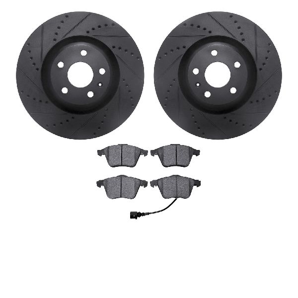 2008-2009 Audi TT Quattro Disc Brake Kit - Front (Dynamic Friction)