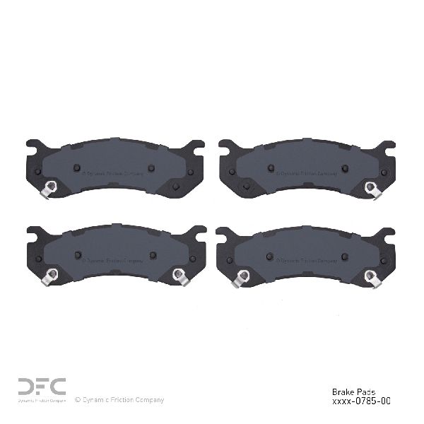 2000-2006 Chevrolet Tahoe Disc Brake Pad Set - Front (Dynamic Friction)