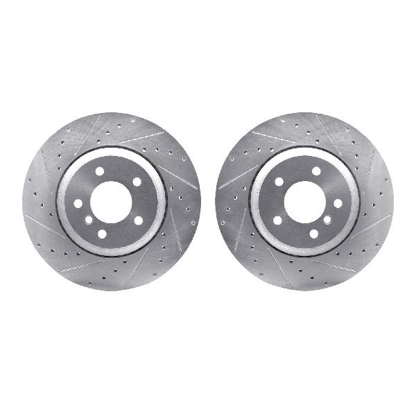 2004-2005 BMW 545i Disc Brake Rotor Set - Rear (Dynamic Friction)