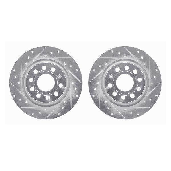 2006-2008 Audi A3 Disc Brake Rotor Set - Rear (Dynamic Friction)