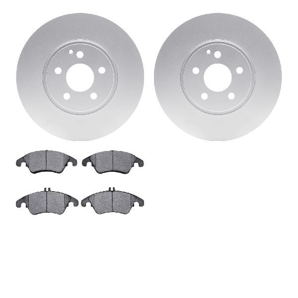 2013-2014 Mercedes-Benz C300 Disc Brake Kit - Front (Dynamic Friction)