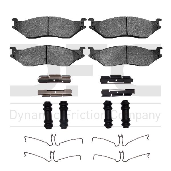 2005-2016 Ford F-550 Super Duty Disc Brake Pad Set - Front or Front and Rear or Rear (Dynamic Friction)
