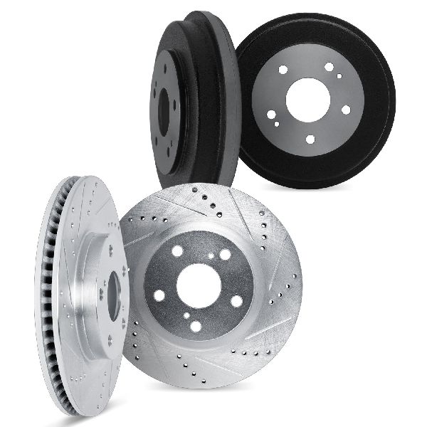 1985-1987 Dodge D100 Disc Brake Kit - Front and Rear (Dynamic Friction)