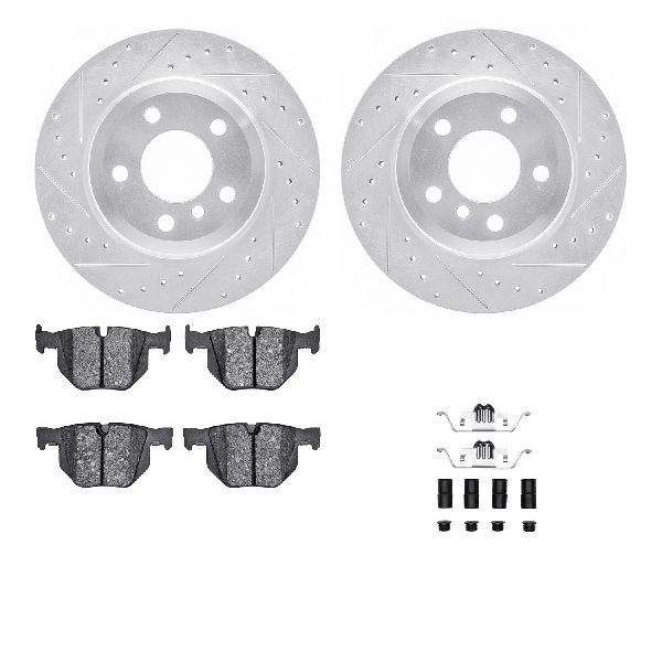 2010-2014 BMW X6 Disc Brake Kit - Rear (Dynamic Friction)