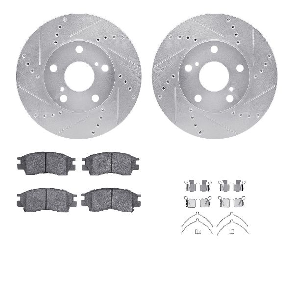 1992-1996 Toyota Camry Disc Brake Kit - Front (Dynamic Friction)