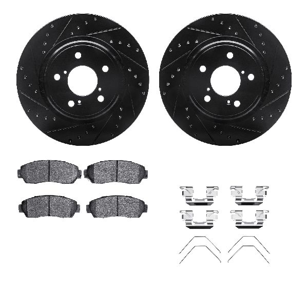 2019-2024 Honda Passport Disc Brake Kit - Front (Dynamic Friction)