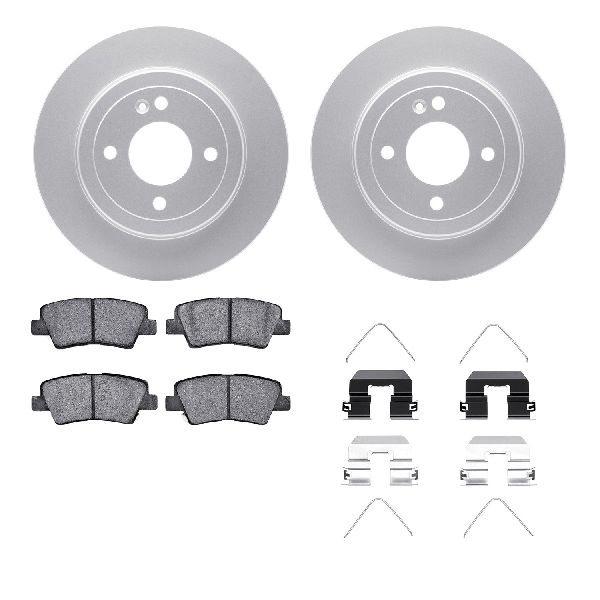 2012-2022 Hyundai Accent Disc Brake Kit - Rear (Dynamic Friction)