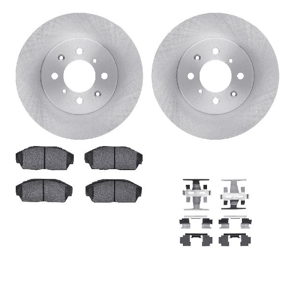 1990-1993 Honda Civic Disc Brake Kit - Front (Dynamic Friction)