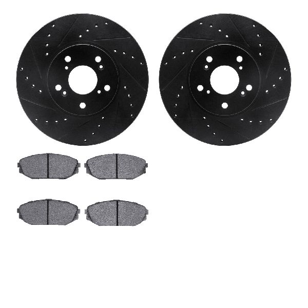 2001-2002 Acura MDX Disc Brake Kit - Front (Dynamic Friction)