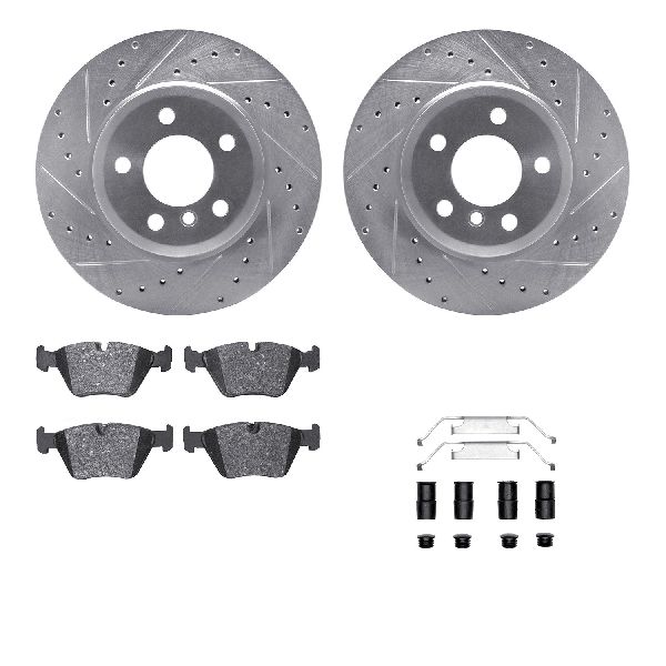 2004-2010 BMW X3 Disc Brake Kit - Front (Dynamic Friction)