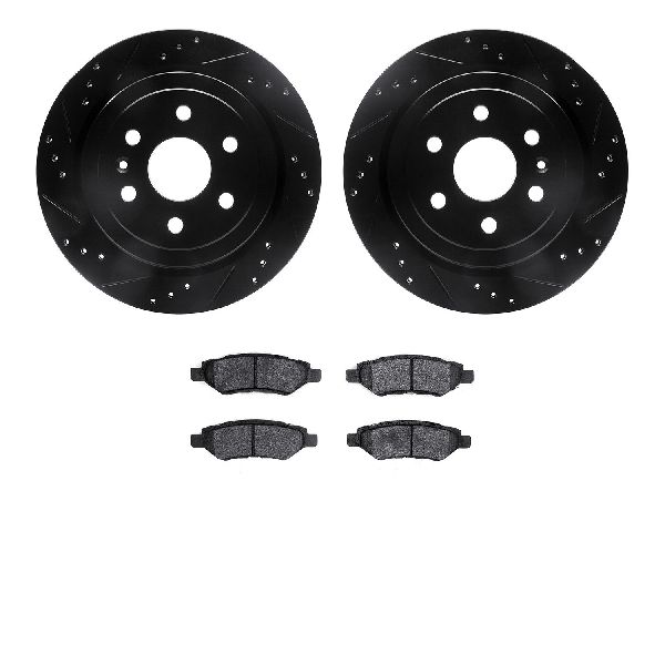 2010-2016 Cadillac SRX Disc Brake Kit - Rear (Dynamic Friction)