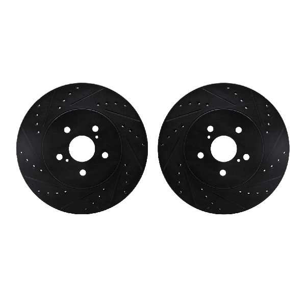 2006-2007 Toyota Highlander Disc Brake Rotor Set - Front (Dynamic Friction)