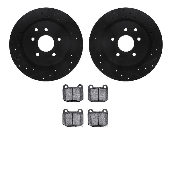 2003-2004 INFINITI G35 Disc Brake Kit - Rear (Dynamic Friction)