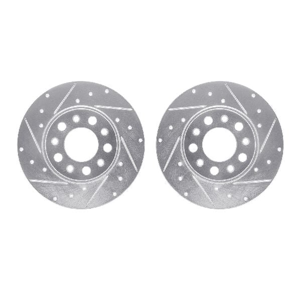 2016-2023 Fiat 500X Disc Brake Rotor Set - Rear (Dynamic Friction)