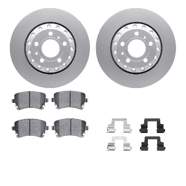 2004-2010 Audi A8 Quattro Disc Brake Kit - Rear (Dynamic Friction)