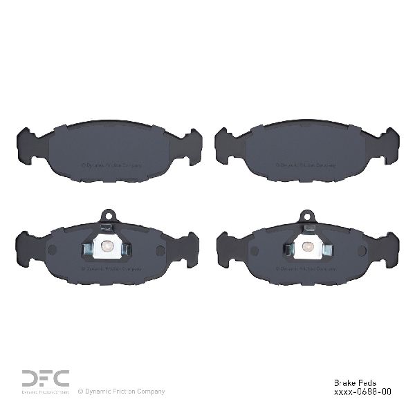 1996-1997 Jaguar XJR Disc Brake Pad Set - Rear (Dynamic Friction)