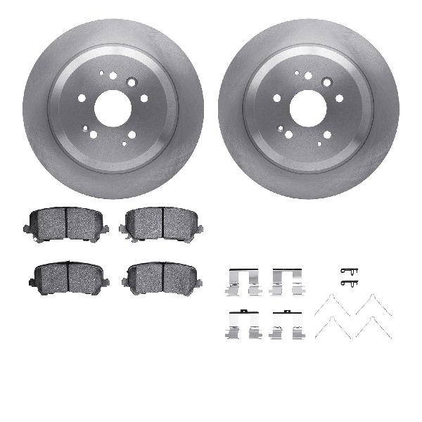 2014-2016 Acura MDX Disc Brake Kit - Rear (Dynamic Friction)
