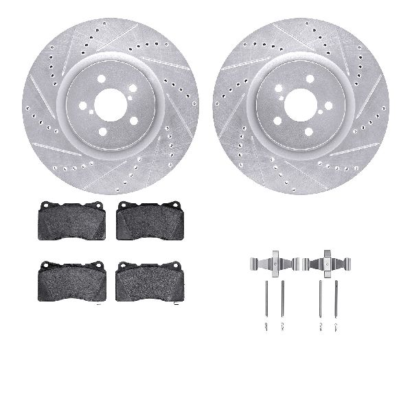 2017-2020 Subaru BRZ Disc Brake Kit - Front (Dynamic Friction)