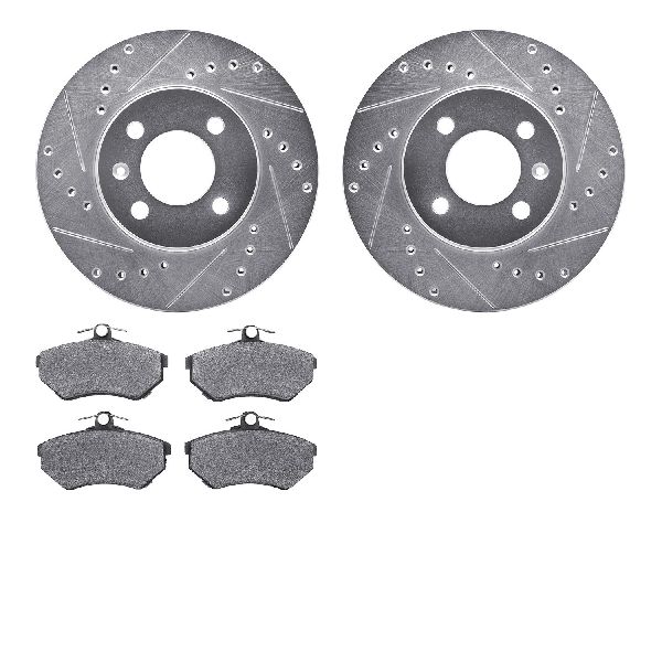 1993 Volkswagen Passat Disc Brake Kit - Front (Dynamic Friction)