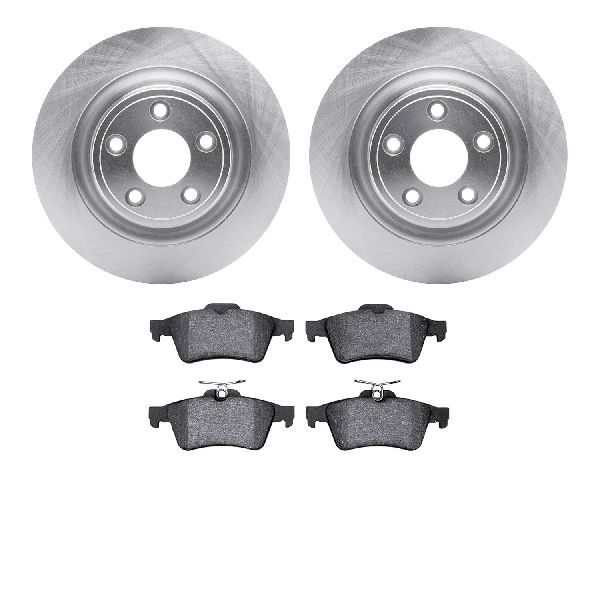 2006-2008 Jaguar S-Type Disc Brake Kit - Rear (Dynamic Friction)