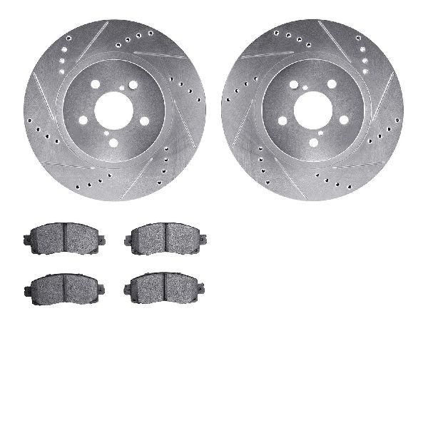 2018-2022 Subaru Crosstrek Disc Brake Kit - Front (Dynamic Friction)