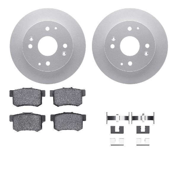 1998-1999 Acura CL Disc Brake Kit - Rear (Dynamic Friction)
